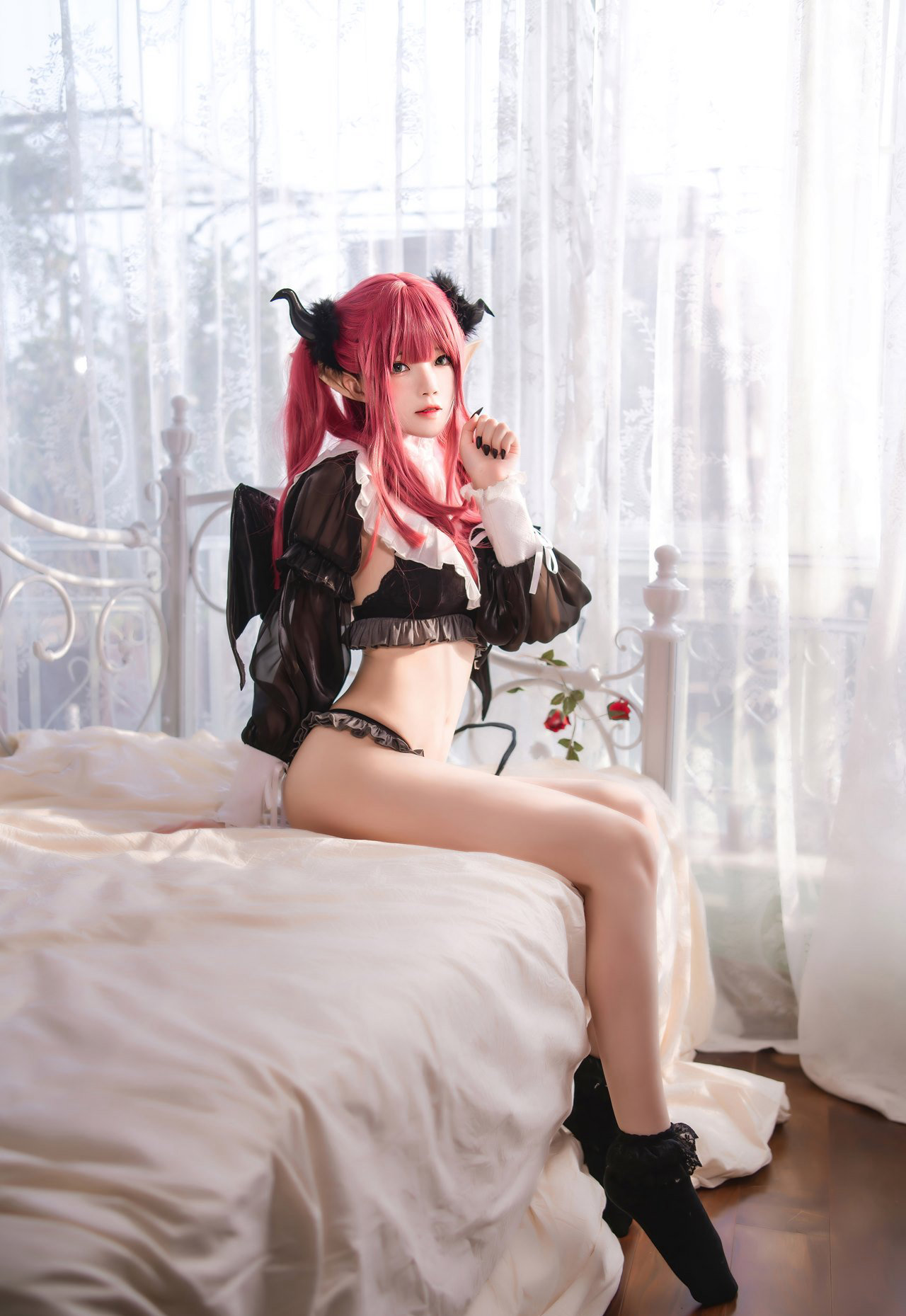 桜桃喵动漫美女丝袜cosplay极度性感美女图片大尺度写真