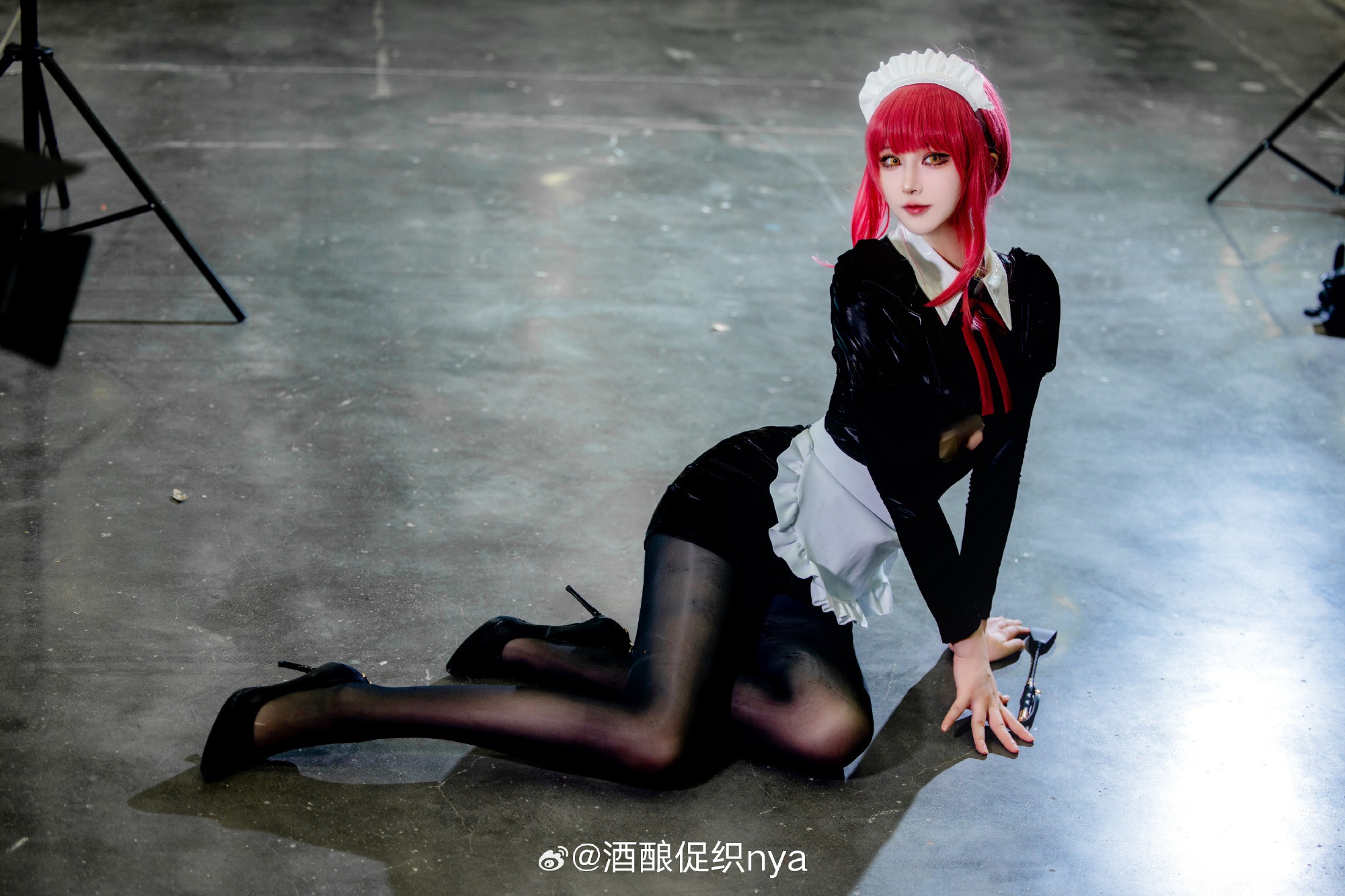 cosplay 链锯人 玛奇玛同人女仆@酒酿促织nya COSPLAY-第4张