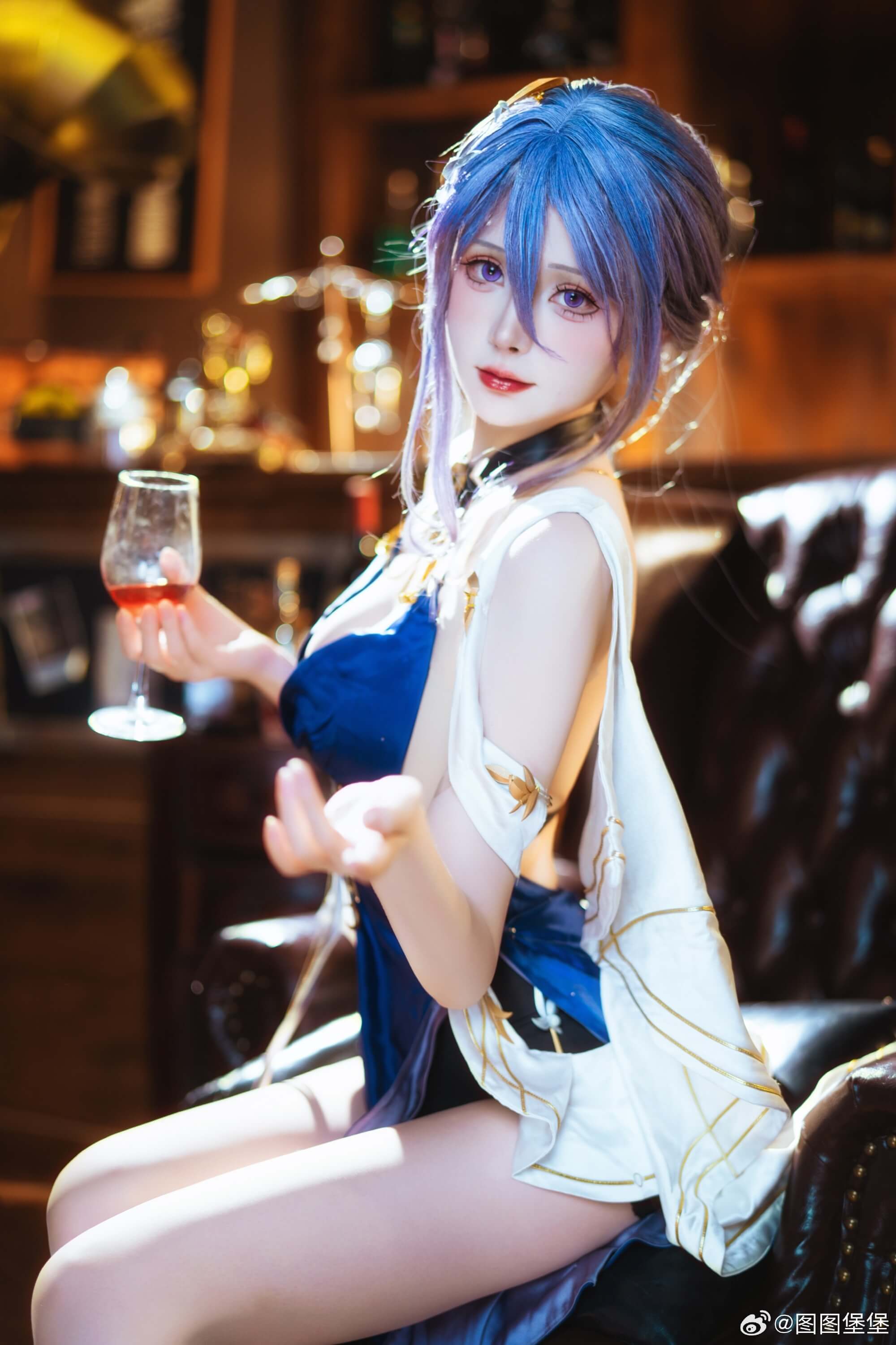COSPLAY 喜欢大姐姐的新衣服吗？深空之眼 塞勒涅@图图堡堡 COSPLAY-第2张